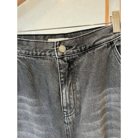 Basin and Range Gray Wash High Rise Wide Leg Cotton Denim Jeans Womens Size 28 - Picture 4 of 11